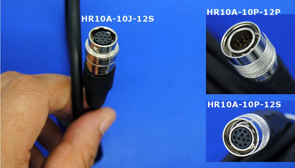 Sony CCD Camera CCXC-12P DXC-950 990 Cable 12 Pin Hirose Male to Female Flexible - Image 3 of 3