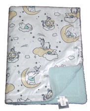 Lambs  Ivy Disney Baby Winnie The Pooh Sherpa Baby Blanket Moon Clouds Stars