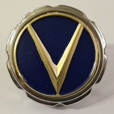 Genuine NOS Stainless Steel Vespa Spinner 70mm – Rare, Made in England.