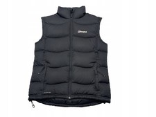 Berghaus Women Down 600 Puffer Waistcoat Gilet Vest Black 14 L Xl