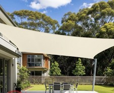 Cool Area 13 X 20 Sun Shade Sail Rectangle Patio For Gardens Play Areas New