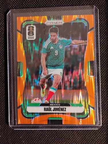 Raul Jimenez 2026 Panini Prizm FIFA World Cup #284 Orange Flash #/315 *ss