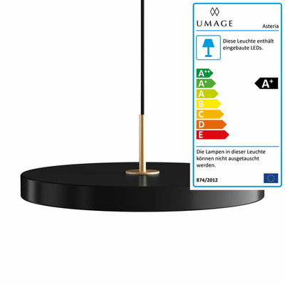 Umage Asteria Pendelleuchte Hängeleuchte Deckenlampe Lampe Licht 15 W schwarz