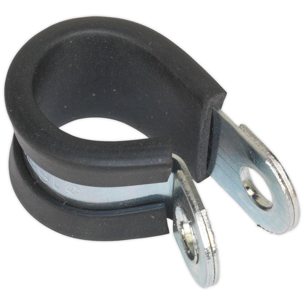Sealey P-Clip Rubber Lined Ø16mm Pack of 25