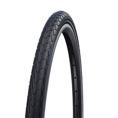 Schwalbe Marathon Racer Performance Line Bicycle Tyre - Black/Reflective 28 x 1.