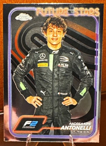 Topps Chrome Formula 2 Future Stars Andrea Kimi Antonelli Prema #22 2024