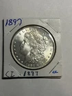 1897-P Morgan Silver Dollar Choice BU UNC Great Strike