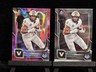 2) 2025 Bowman Chrome University Eli Stowers Pink Lava Refractor + Base 1st #191