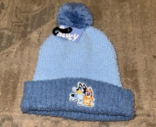 Bluey toddler girl Blue Beanie Hat New