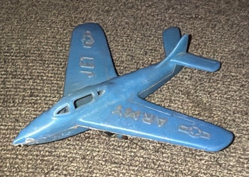 US Army Jet Blue Renwal No. 164 Made In USA 5" Vintage Plastic Toy 1950’s - Picture 1 of 6