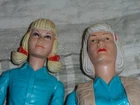 Vintage Marx JANE & JODIE WEST 12" from Johnny West series GC