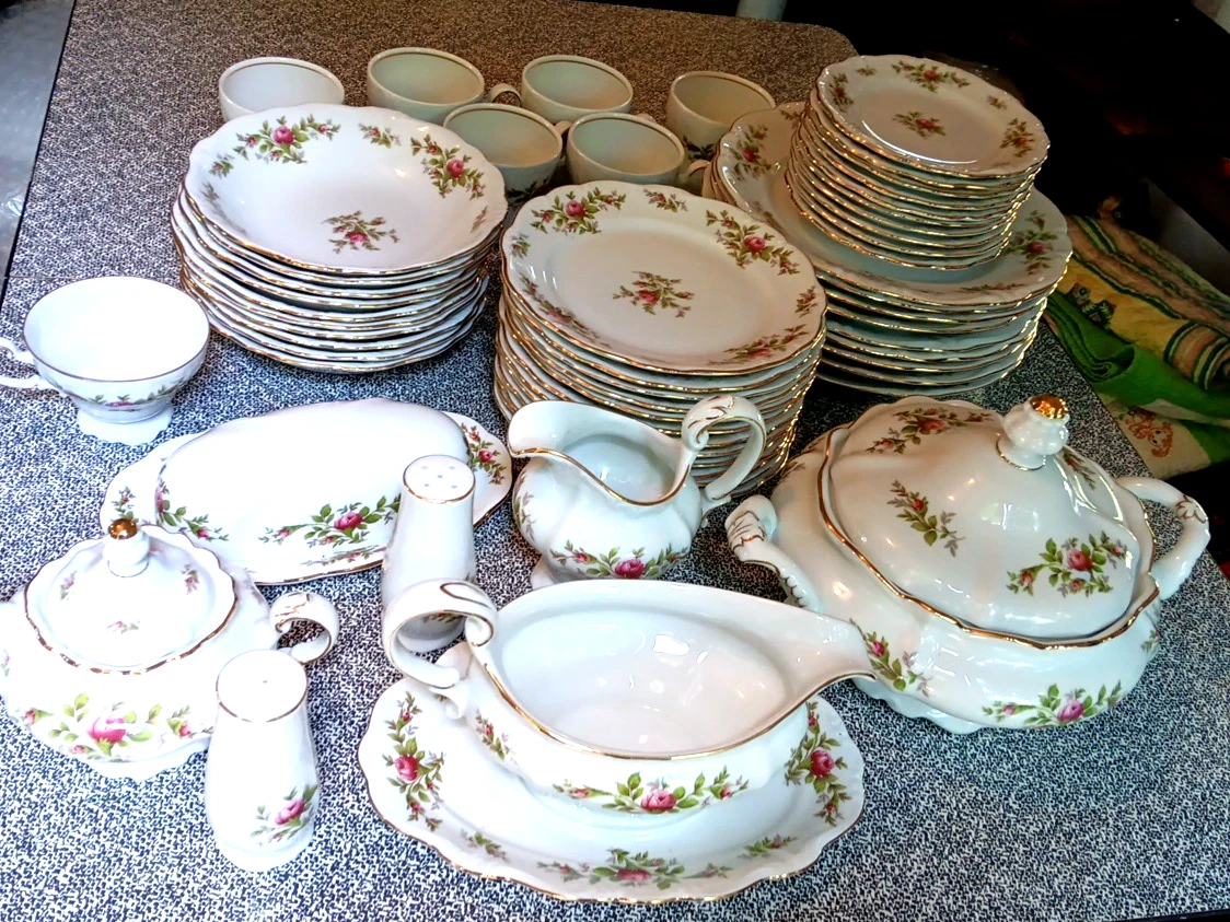 Moss Rose China In Made In Japan China & Dinnerware for sale | eBay