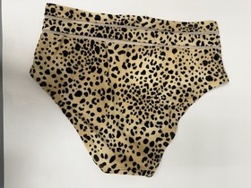 Victoria's Secret Animal Print High-Waisted Underwire Padded Bikini Set 34B, M