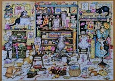 Crazy Cats... Mrs Hardwicks Kurzwaren - Ravensburger - 1000 Teile Puzzle