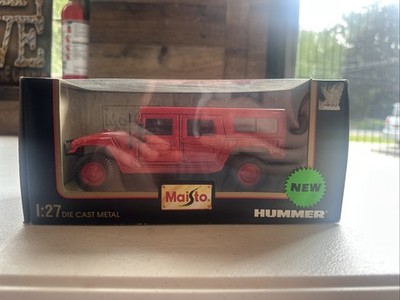 MAISTO SPECIAL EDITION HUMMER WAGON RED DIE-CAST METAL 1/27 MODEL #31958