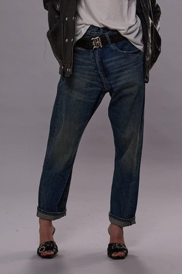 NWT ~ R13 Crossover Jean in Dawson Blue Size 24