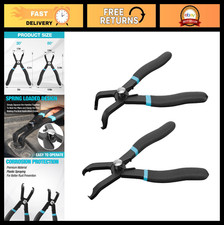 2-piece Push Pin Pliers Set Offset Jaws For Trim Removal Rivets Clips Spri 2-piece Push Pin Pliers Set Offset Jaws For Trim Removal Rivets Clips Spri