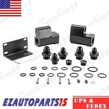 Universal E85 Flex Fuel Sensor Adapter Kit -FULL FLOW ETHANOL 6AN 8AN HOT SALE.