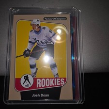 2024-25 PARKHURST CHAMPIONS BEIGE #268 JOSH DOAN RC -UTAH HOCKEY CLUB