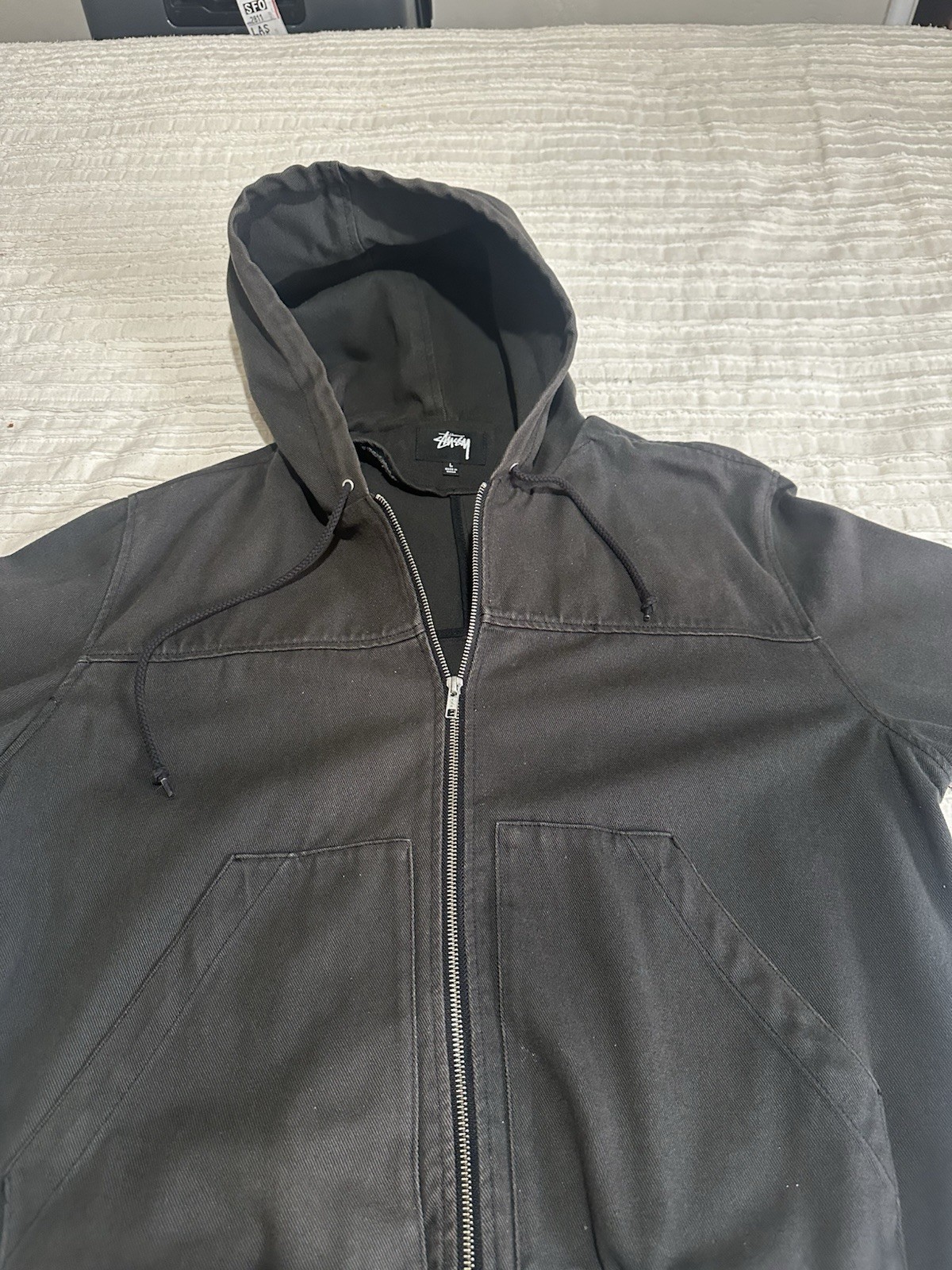 Stussy Solid Work Jacket Size Large - image 1