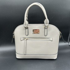 Lovevook Dome Satchel Handbag Small Beige Crossbody Purse Bag NWOT