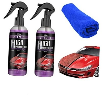 2 Pack 3 in 1 High Protection Quick Coating Spray,High Protection Quick Car 