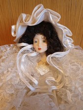 Bambola porcellana di Capodimonte, sposa Taglia unica·Nuovo con cartellino