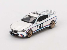 BMW 3.0 CSL – White (Mini GT) Diecast 1:64 Scale Model - TSM MGT00863