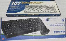 G.E Keyboard Mouse 4 New Unused Batteries or iConcepts PS2 107 Keyboard