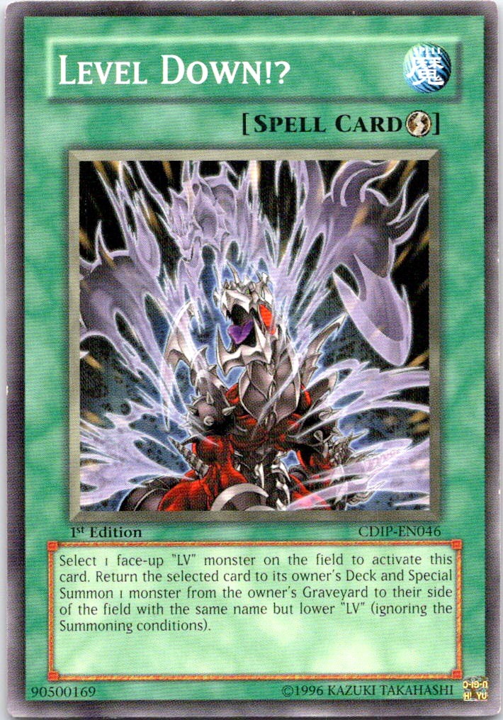 Level Down!? #CDIP-EN046 Cyberdark Impact - 1st Edition - Near Mint or Better