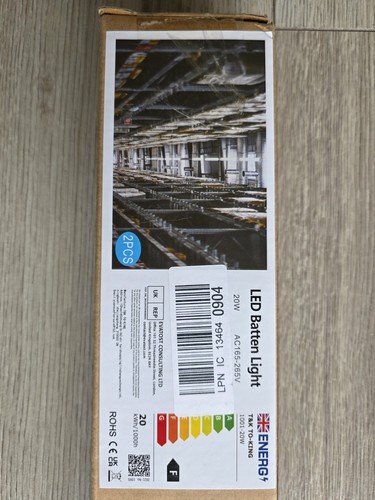 T&K TO-KING 2-Pack 2FT LED Batten Light,20W 2000LM 4000K - Picture 4 of 4