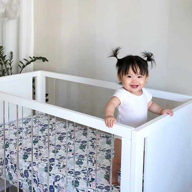 aden + anais 5 Pc Crib Bedding Changing Sleepsack Blanket Set Flowers Bloom