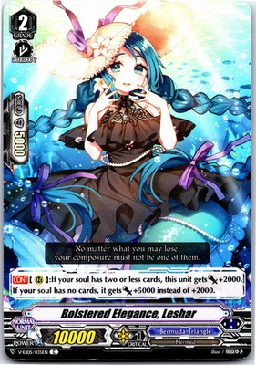 #ad BOLSTERED ELEGANCE LESHAR V EB05 035EN C CARDFIGHT VANGUARD HP $1.99