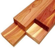 3/4" x 2" x 6" Red Aromatic CEDAR Blocks Craft Pack of 10, 20, 30 Air Freshener
