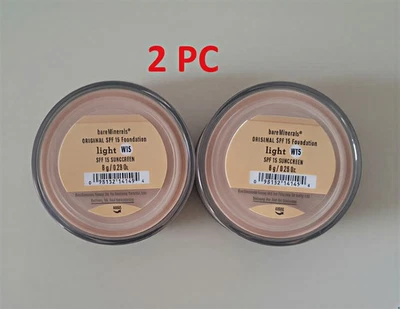 BAREMINERALS Bare Minerals Original SPF15 Light W15 (2 PC Set) Foundation 8g Loose Powder