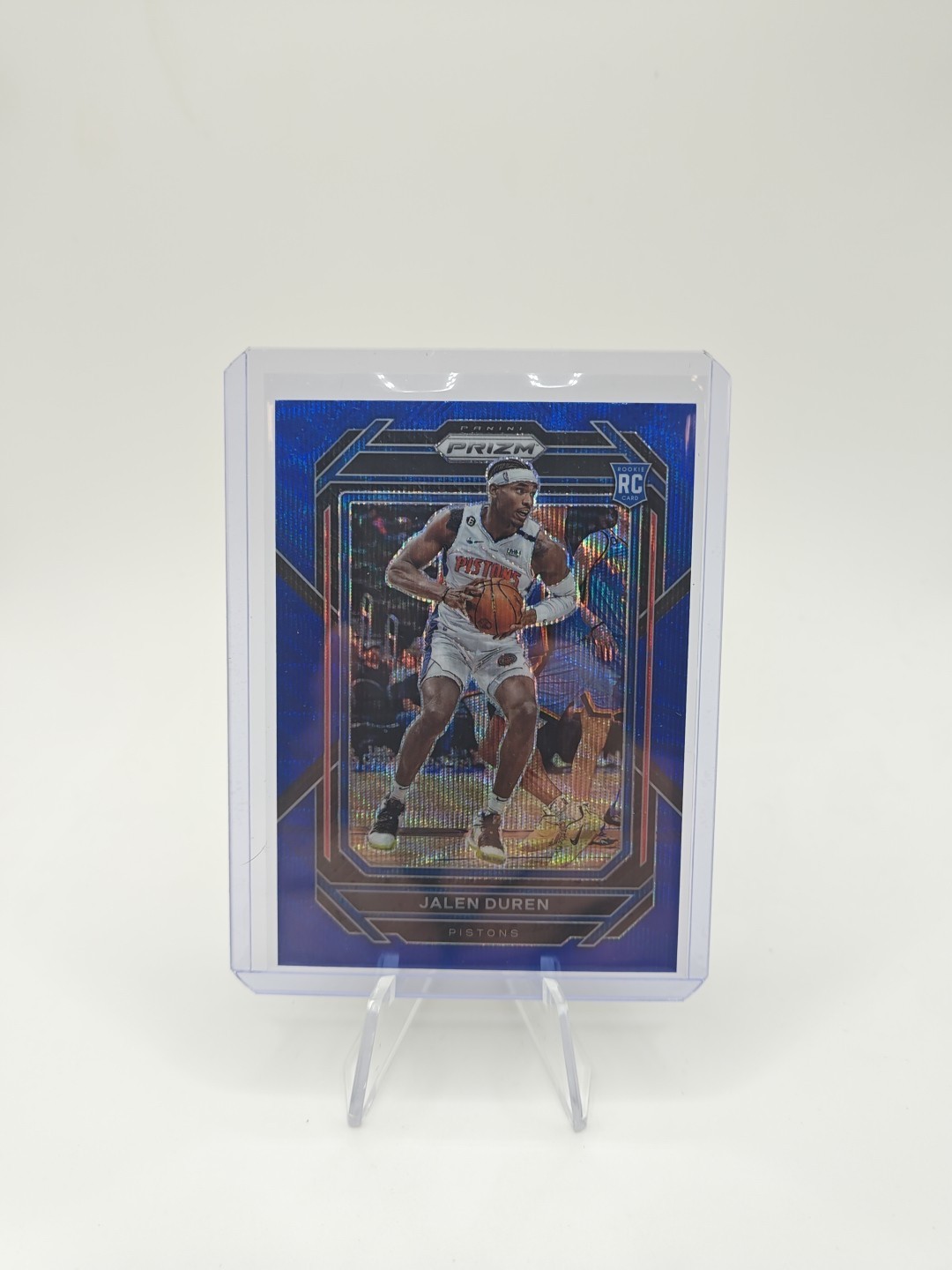 2022-23 Panini Prizm - Jalen Duren #239 Blue Wave Prizm (RC)