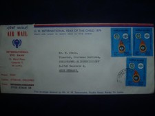 1 Air Mail Letter from Sri Lanka