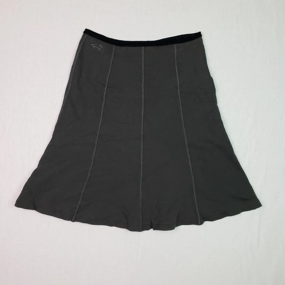 Horny 蟾蜍 Flexcel 女式 S 码深灰色弹力休闲裙 — 第 2/4 张图片