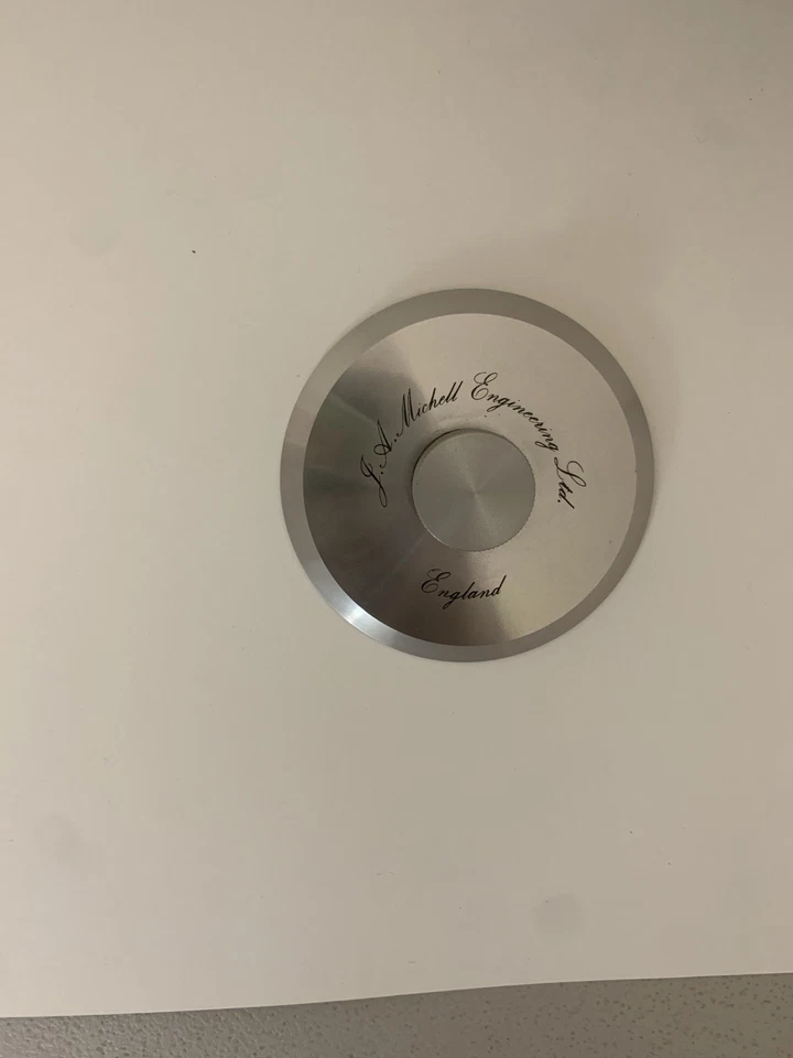 J.A. Michell Engineering Ltd. Disco de hockey disco tocadiscos estabilizador audiófilo Foto 2 de 4