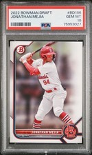 2022 BOWMAN DRAFT #BD186 JONATHAN MEJIA PSA 10