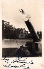 Circus Act c1910 Hugo Zacchini Human Cannonball RPPC Photo Postcard COPY