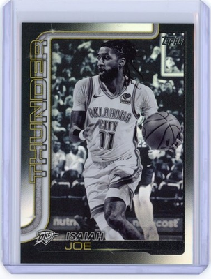 #ad 2025 26 Topps Basketball Isaiah Joe #121 Black Friday Exclusive Blackout $1.00