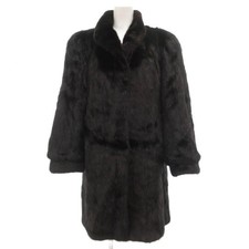 Black Mink Fur Coat Half Length Used Very Good Condition