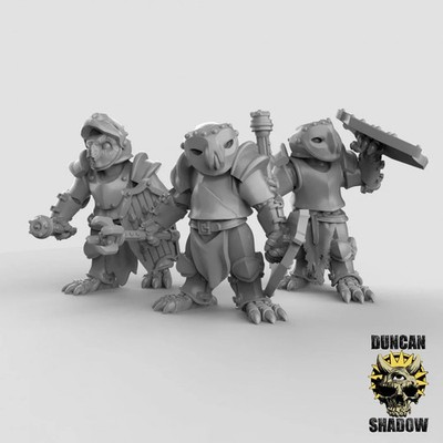 Owl Folk Warrior Miniature Knight