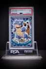 1999 TOPPS POKEMON TV #9 BLASTOISE PSA 7