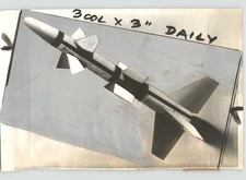 Long Range NAVY MISSILE TALOS on USS Oklahoma City VINTAGE 1957 Press Photo