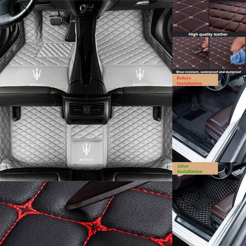 For Maserati Levante Grecale Car Floor Mats Waterproof Auto Liner Carpets Pads - Picture 12 of 28