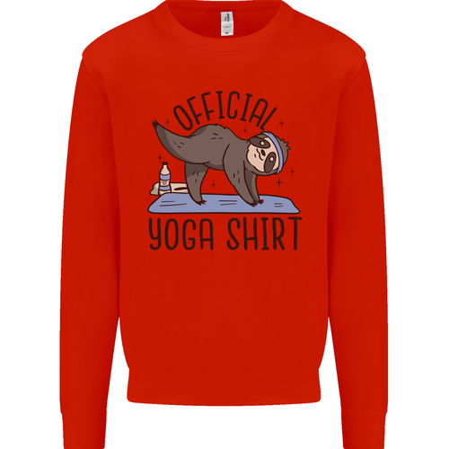 Funny Sloth Yoga Kids Sweatshirt Jumper - Picture 21 of 72