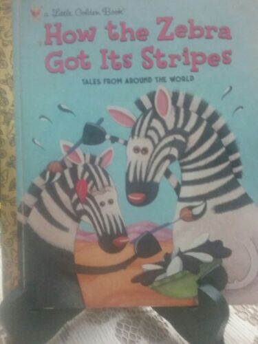 How the Zebra Got Its Stripes Tales From Around The World Little Golden Book VGC - Picture 1 of 7