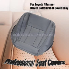 For 1996 1997 1998 1998 Toyota 4Runner Driver Bottom Leather Seat Cover Gray